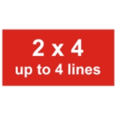 2" x 4" Plate Only
