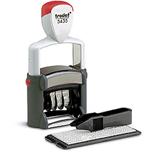 5435 Typo Professional Dater, Black Ink Pad