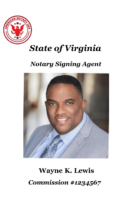 Notary Digital Badge with Holder, Lanyard and Badge Clip