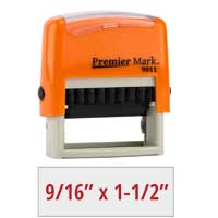 #9011 Premier Mark Self-Inking Stamp  - Orange Mount