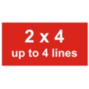2" x 4" Plate Only