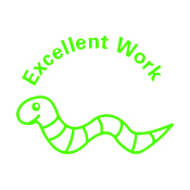 EXCELLENT WORK - Teacher Printy 4630 Self-Inking Stamp
