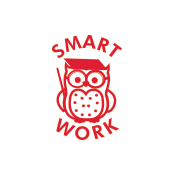 Smart Work Owl - Teacher Printy 4630 Self-Inking Stamp